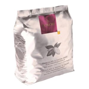 Domori® | Costa d'Avorio Latte 38% | Copertura Cioccolato al Latte Pastiglie 2 cm | Cioccolato e Cacao Aromatico Professionale - 1 Kg