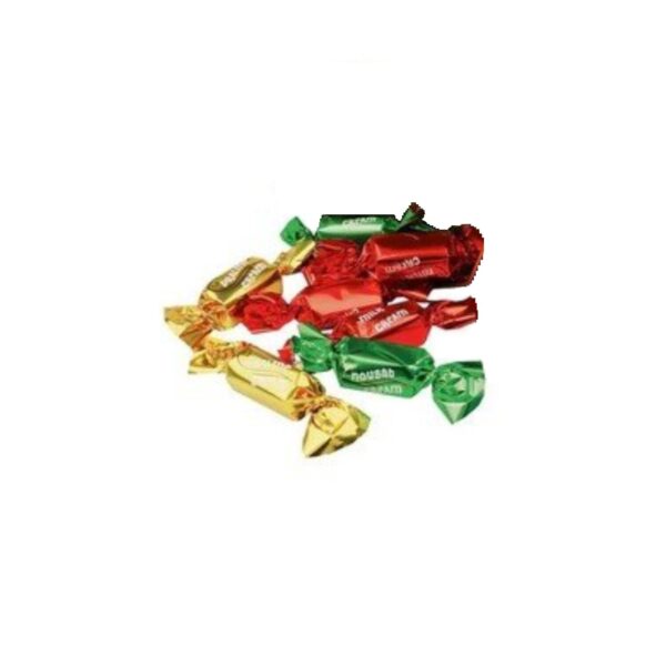 Windel | Cassetta Lettere Metallo Decori Natale Cioccolatini Latte e Caramelle Gommose | Lattina Regalo Cioccolatini Latte e Caramelle - 132 Gr - immagine 3