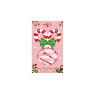 Wonkandy® | Marshmallow Confezione Regalo | Marshmallow Forma di Bastone Rosa - 70 Gr | Dolci Americani Scatola