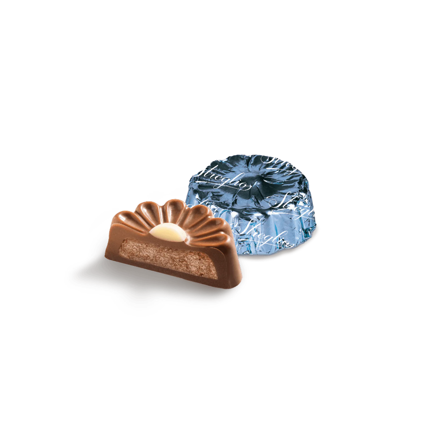 Streglio | Cioccolatini Assortiti Scatola Regalo | Le Margherite Cioccolatini al Latte con Pralinato Nocciole - 100 Gr - immagine 4