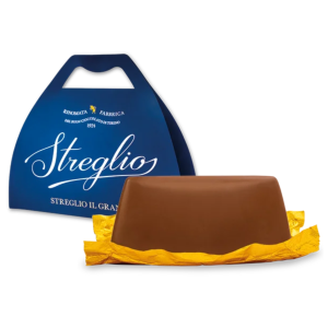 Streglio | Gianduiotto Grande Nocciole e Cacao - 1 x 500 Gr | Borsa Regalo Interno Giandujotto Piemonte Tradizionale Cioccolato Latte e Nocciole