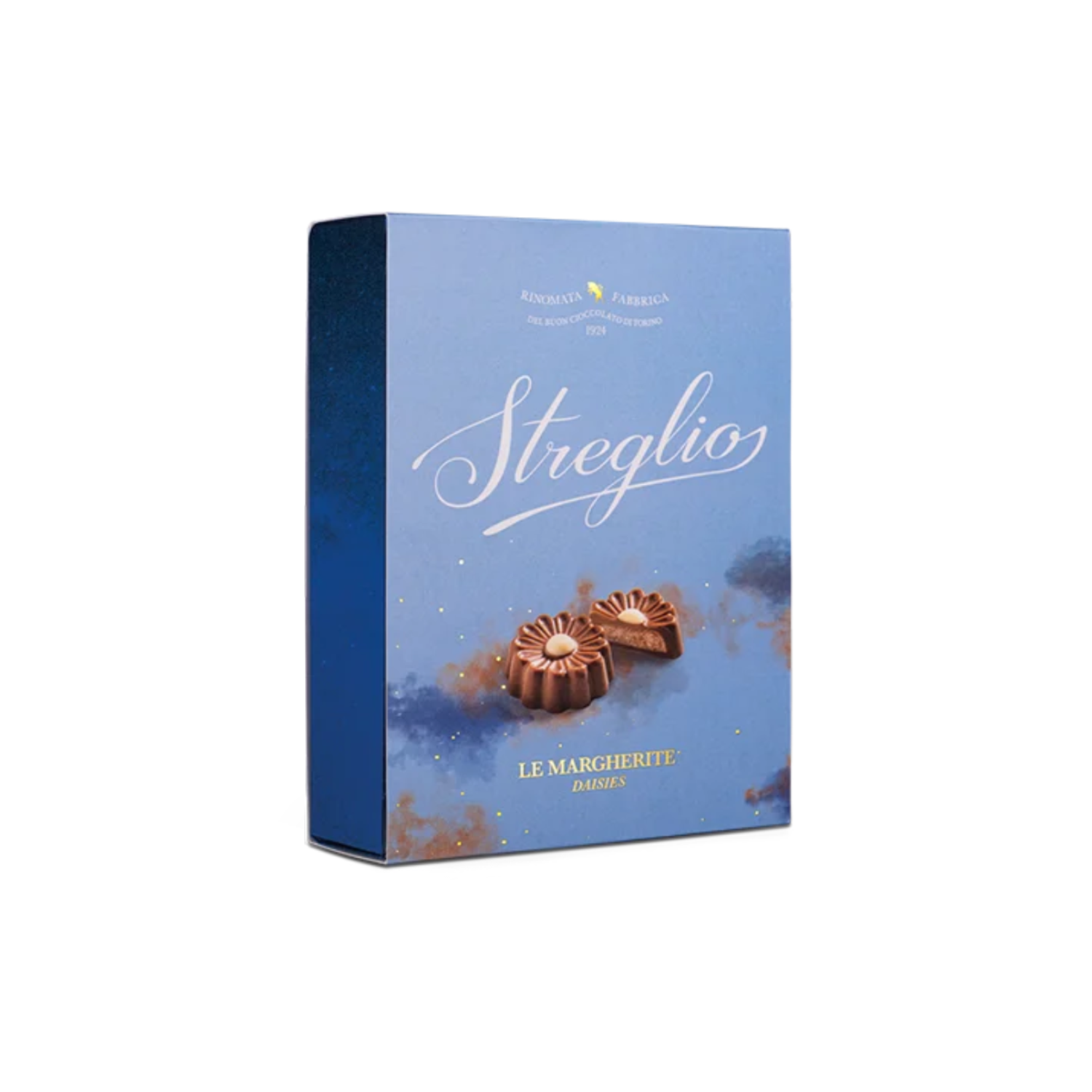 Streglio | Cioccolatini Assortiti Scatola Regalo | Le Margherite Cioccolatini al Latte con Pralinato Nocciole - 100 Gr - immagine 3