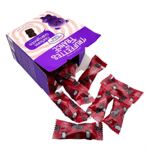 Truffettes de France | Marshmallow Fantasia Ricoperti Cioccolato Fondente | Confezione Marshmallow e Cioccolato - 1 x 200 Gr