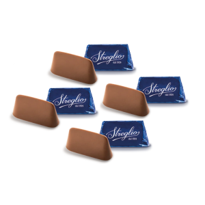 Streglio | Cioccolatini Gianduiotti Nocciole e Cacao - 1 Kg (Circa 100 Cioccolatini) | Pralina Tradizionale Piemonte Giandujotto