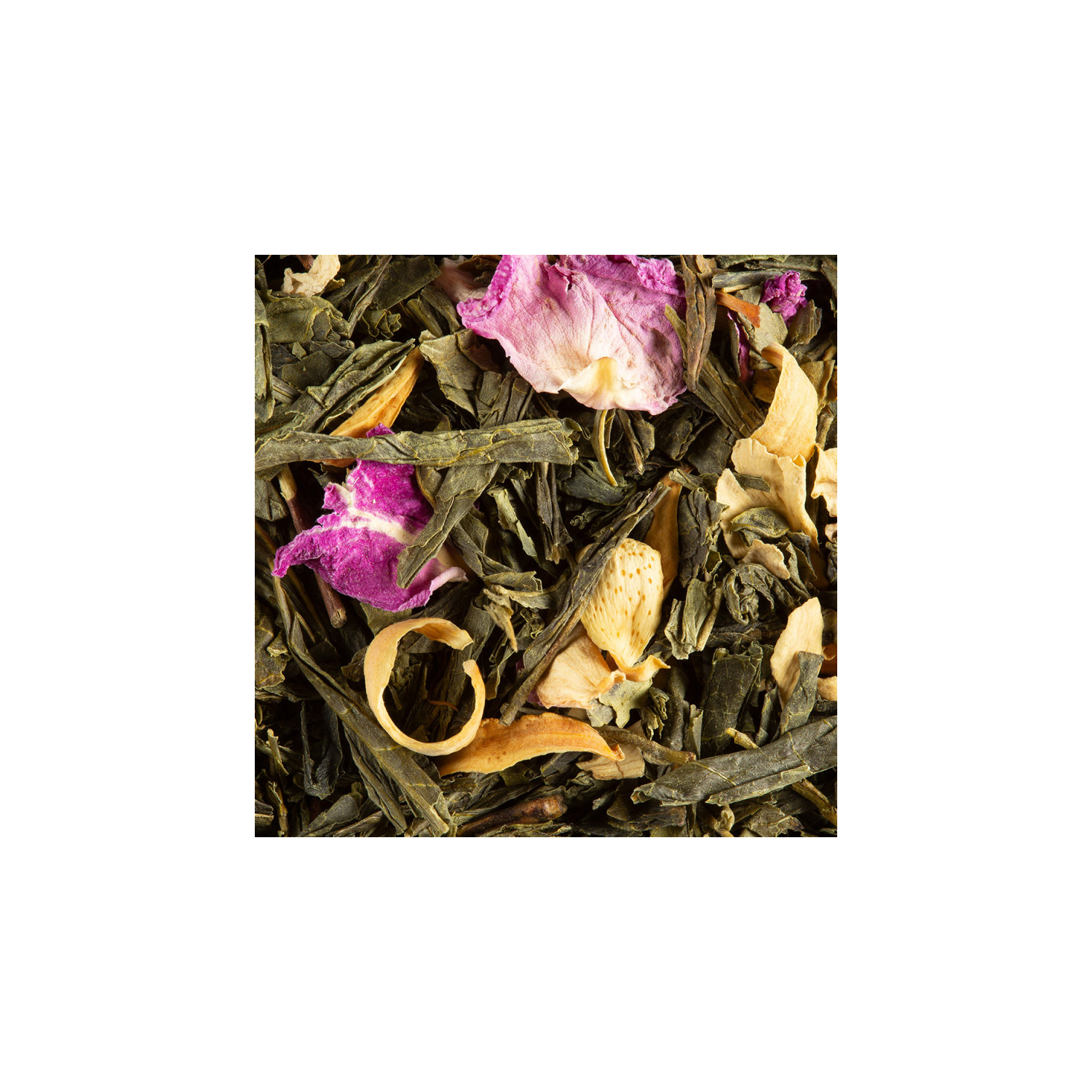 Dammann Frères | Tè Verde Foglia Notte a Versailles | Tè Verde Fruttato Bergamotto Kiwi Pesca - 90 Gr | Miscela Tè Verde Fiori d'Arancio e Violetta