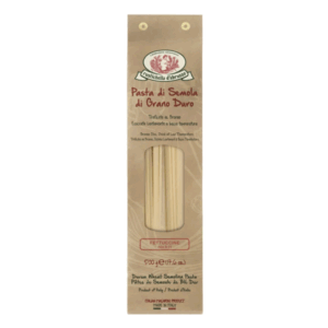 Rustichella d'Abruzzo | Fettuccine Pasta Semola Grano Duro | Pasta Trafilata Bronzo Essiccata Lenta Bassa Temperatura - 1 x 500 Gr | Pasta Lunga Italiana