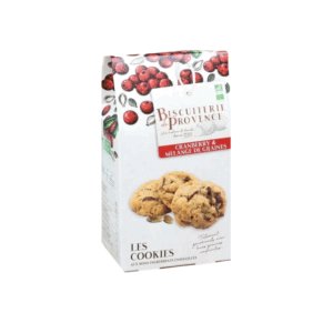 Biscuiterie de Provence | Biscotti BIO con Mirtilli Rossi e Miscela di Semi - 1 x 120 Gr | Astuccio Biscotti Francesi Mirtilli, Mandorle, Semi di Zucca e Girasole