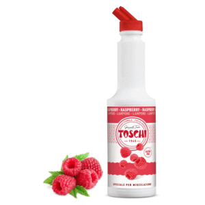 Toschi® | Lampone Preparato per Bevande Base Succo e Purea Lampone | Sciroppo Analcolico per Miscelazione Ideale Cocktails e Long Drink - 1 x 1 Litro