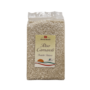 Brezzo | Riso Carnaroli Italiano | Pacchetto Sottovuoto Riso Ideale per Risotti Timballi Insalate - 1 x 500 Gr