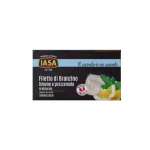 Iasa® | Filetto Branzino Limone e Prezzemolo | Piatto Pronto Branzino al Naturale Fresco e Gustoso - 1 x 145 Gr Netto