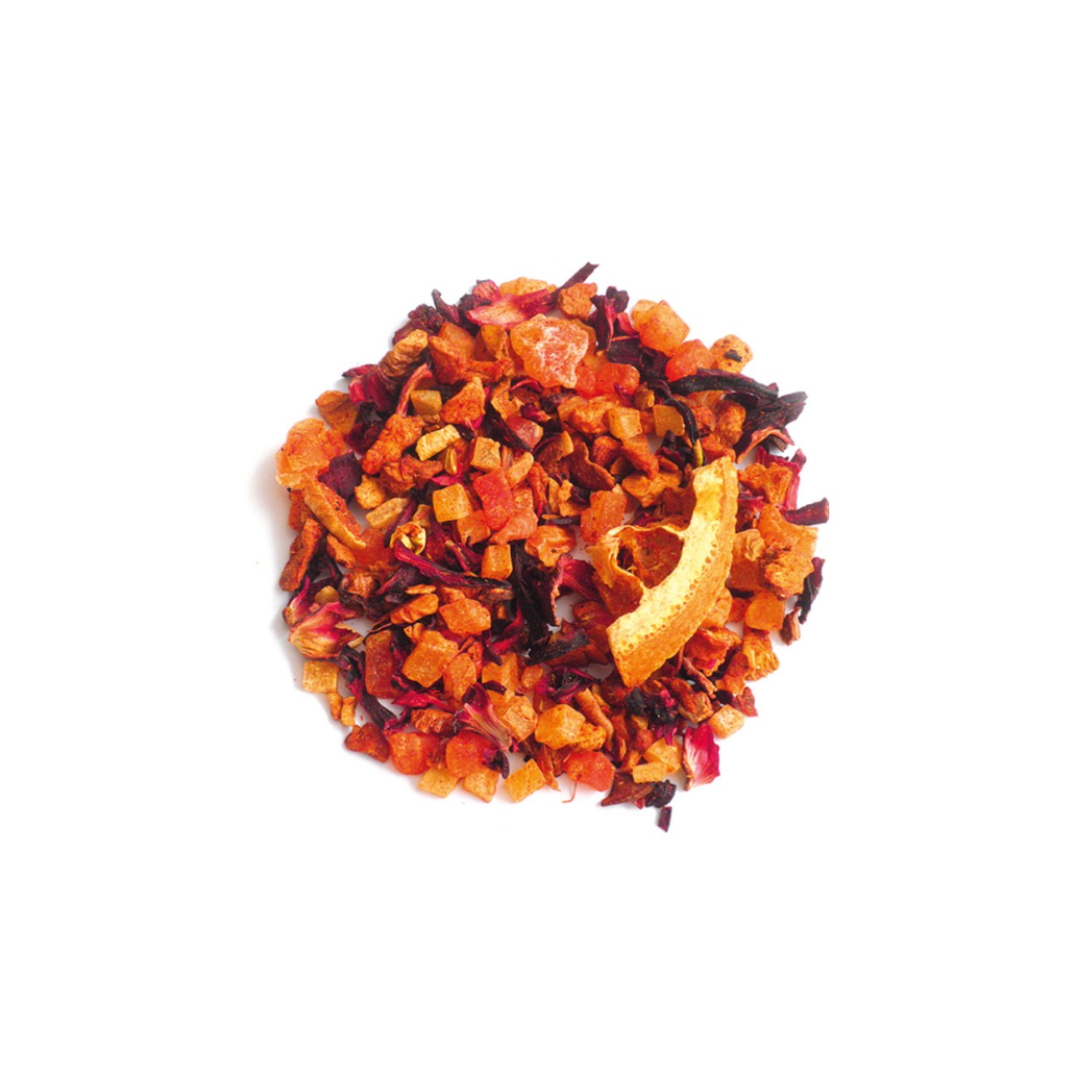 Meridiani® | Magia de Granada Miscela Frutta e Fiori | Infuso Fruttato Papaya Melagrana Mango Arancia - (80 Gr) | Miscela per Infusione Senza Caffeina - immagine 3