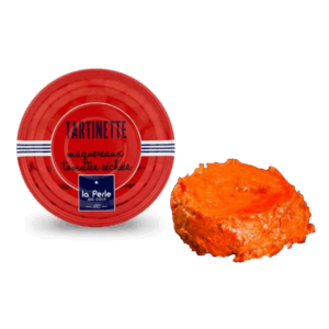 La Perle des Dieux® | Tartina Filetti di Sgombro e Pomodori Secchi | Salsa Spalmabile Sgombri Pomodori Secchi e Spezie Aromatiche - Netto 1 x 80 Gr