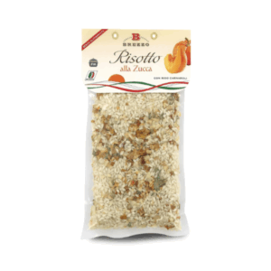 Brezzo | Risotto Zucca Riso Carnaroli | Preparato Risotto Zucca Sottovuoto Senza Glutammato - 1 x 300 Gr