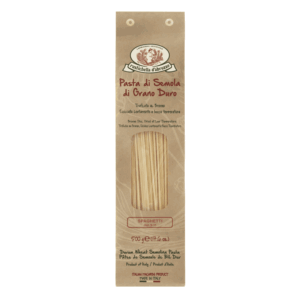Rustichella d'Abruzzo | Spaghetti Pasta Semola Grano Duro | Pasta Trafilata Bronzo Essiccata Lenta Bassa Temperatura - 1 x 500 Gr | Pasta Lunga Italiana