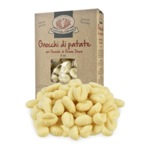 Rustichella d'Abruzzo | Gnocchi Patate Semola Grano Duro - 1 x 500 Gr | Pasta Lavorazione Artigianale | Gnocchi Tradizione Italiana