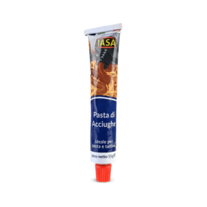 Iasa® | Pasta di Acciughe in Olio Oliva | Tubetto Pasta Acciughe Condimento Pasta e Tartine - 1 x 55 Gr