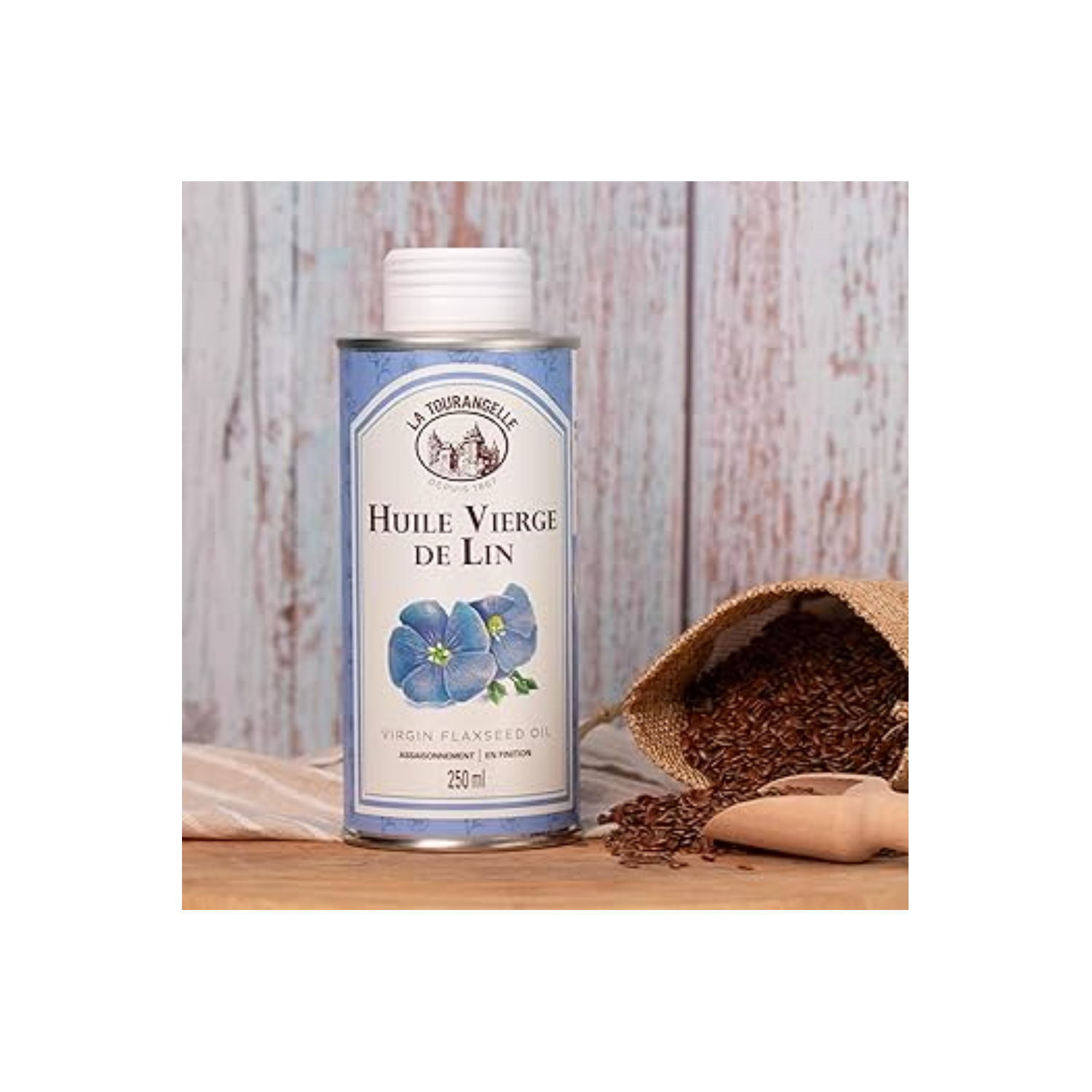 La Tourangelle® | Olio Lino Vergine | Olio Semi Lino Profilo Aromatico Delicato Sapore Leggero Neutro - 250 ml. - immagine 4