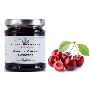 Belberry® | Confettura Ciliegie Morello - 1 x 215 Gr | Conserva di Ciliegie Dolce e Polposa Ideale su Pane e Burro, Torte o Ricotta