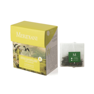 Meridiani® | Tè Verde Cinese Gunpowder | Tè Verde Gusto Morbido Dolce Leggero Affumicato | Gunpowder Cina Infusione Colore Dorato - 15 Filtri