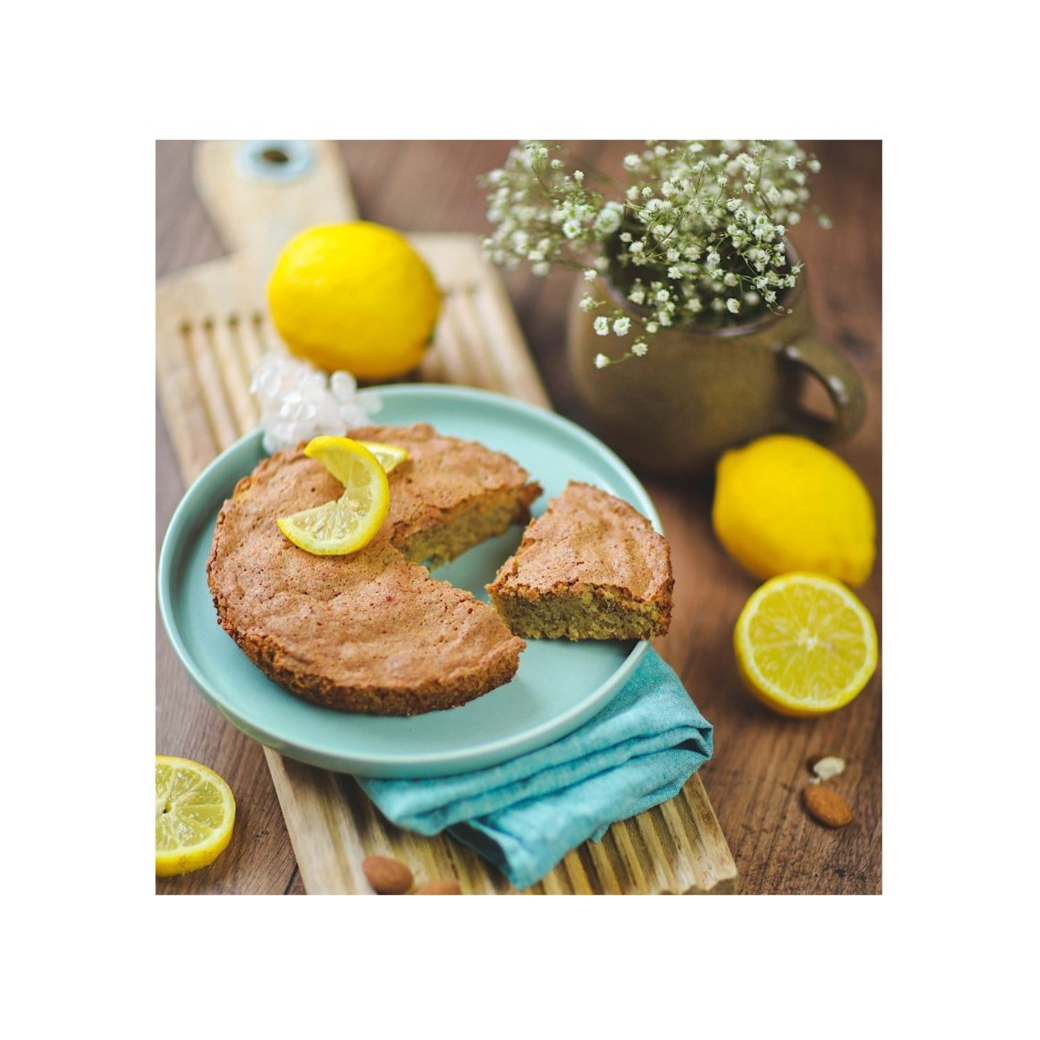 Biscuiterie de Provence | Torta Mandorle Limone | Torte Senza Glutine Senza Conservanti - 1 x 240 Gr | Dolci Senza Glutine Mandorle - immagine 3