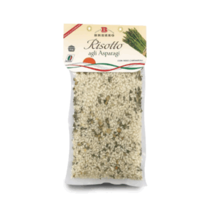 Brezzo | Risotto Asparagi Riso Carnaroli | Preparato Risotto Asparagi Sottovuoto Senza Glutammato - 1 x 300 Gr