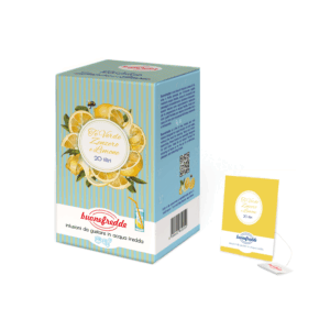 Buonefredde | Tè Verde Zenzero Limone Infusione Acqua Fredda | Tè Freddo Agrumato Note Speziate Bevanda Dissetante Rinfrescante - 20 Filtri (36 Gr)